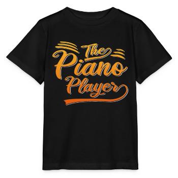 Le pianiste - T-shirt bio MINI CREATOR Stanley/Stella Enfant - noir - Devant - Mikhail (115cm)