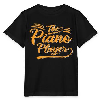 Le pianiste - T-shirt bio MINI CREATOR Stanley/Stella Enfant - noir - Devant - Mikhail (115cm)