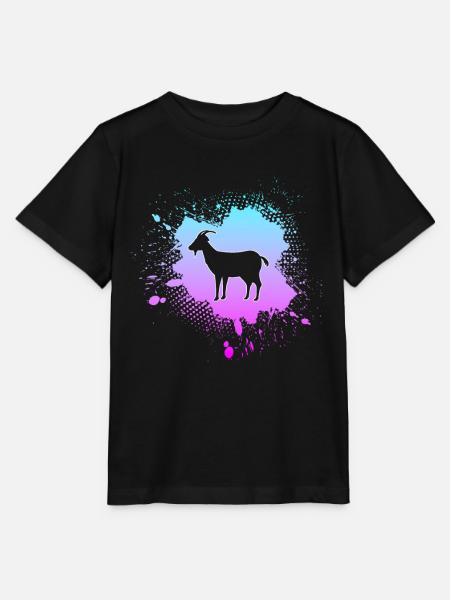 Ziege - Stanley/Stella Kinder T-Shirt MINI CREATOR - Schwarz
