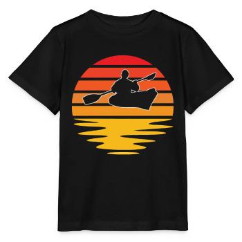 Kanusport Retro - Stanley/Stella Kinder T-Shirt MINI CREATOR  - Schwarz - Vorne - Mikhail (115cm)