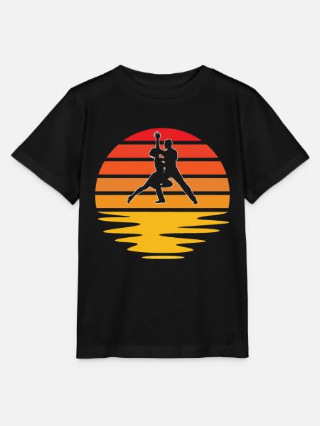 Tanzen Retro - Stanley/Stella Kinder T-Shirt MINI CREATOR  - Schwarz