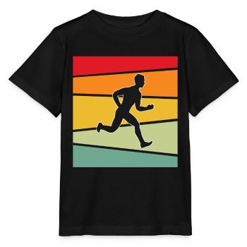 Jogging Rétro - T-shirt bio MINI CREATOR Stanley/Stella Enfant - noir - Devant - Mikhail (115cm)