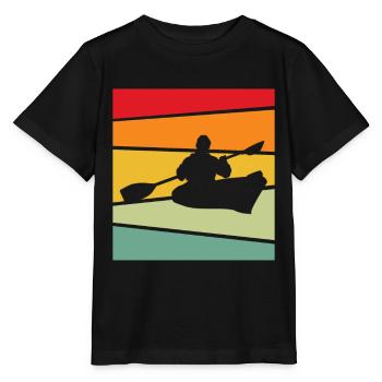 Kanusport Retro - Stanley/Stella Kinder T-Shirt MINI CREATOR  - Schwarz - Vorne - Mikhail (115cm)