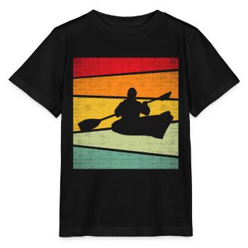 Kanusport Retro - Stanley/Stella Kinder T-Shirt MINI CREATOR  - Schwarz - Vorne - Mikhail (115cm)