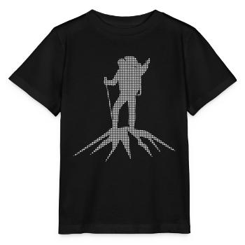 Alpinisme - T-shirt bio MINI CREATOR Stanley/Stella Enfant - noir - Devant - Mikhail (115cm)
