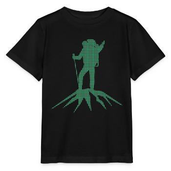 Alpinisme - T-shirt bio MINI CREATOR Stanley/Stella Enfant - noir - Devant - Mikhail (115cm)