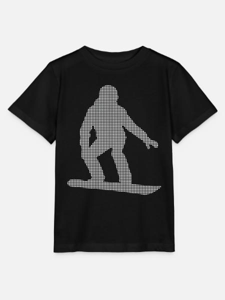 Snowboarding - Stanley/Stella Kinder T-Shirt MINI CREATOR  - Schwarz