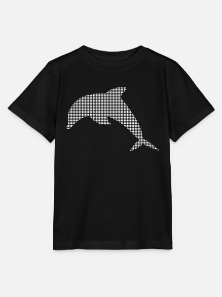 Delfin - Stanley/Stella Kinder T-Shirt MINI CREATOR  - Schwarz