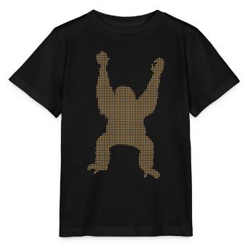 Orang-outan - T-shirt bio MINI CREATOR Stanley/Stella Enfant - noir - Devant - Mikhail (115cm)