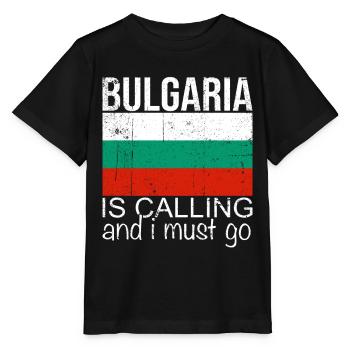 Bulgaria - Stanley/Stella MINI CREATOR Kids’ T-Shirt - black - Front - Mikhail (115cm)