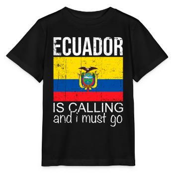 Citation de l’Équateur - T-shirt bio MINI CREATOR Stanley/Stella Enfant - noir - Devant - Mikhail (115cm)