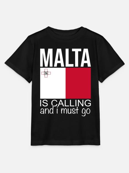 Malta Spruch - Stanley/Stella Kinder T-Shirt MINI CREATOR  - Schwarz