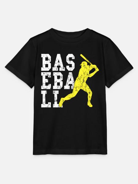 Baseball - Stanley/Stella Kinder T-Shirt MINI CREATOR - Schwarz