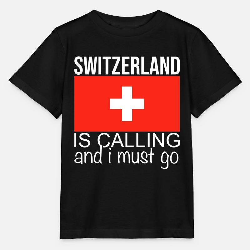 Schweiz Spruch - Stanley/Stella Kinder T-Shirt MINI CREATOR  - Schwarz