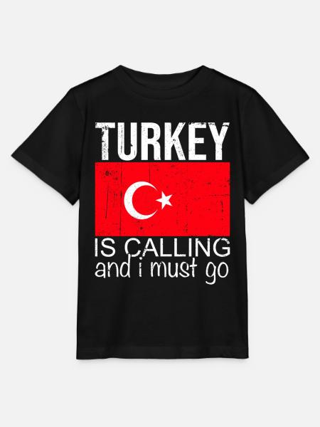 Türkei - Stanley/Stella Kinder T-Shirt MINI CREATOR - Schwarz