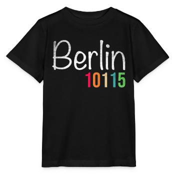 Berlin - T-shirt bio MINI CREATOR Stanley/Stella Enfant - noir - Devant - Mikhail (115cm)