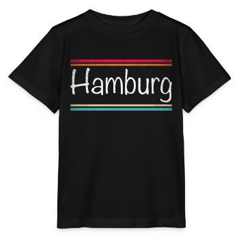 Hambourg - T-shirt bio MINI CREATOR Stanley/Stella Enfant - noir - Devant - Mikhail (115cm)