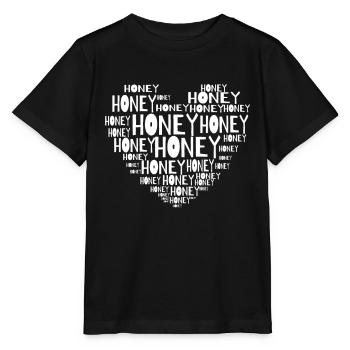 Cœur de miel - T-shirt bio MINI CREATOR Stanley/Stella Enfant - noir - Devant - Mikhail (115cm)