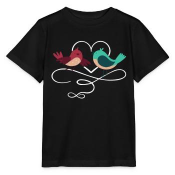 verliebtes Pärchen - Stanley/Stella Kinder T-Shirt MINI CREATOR  - Schwarz - Vorne - Mikhail (115cm)