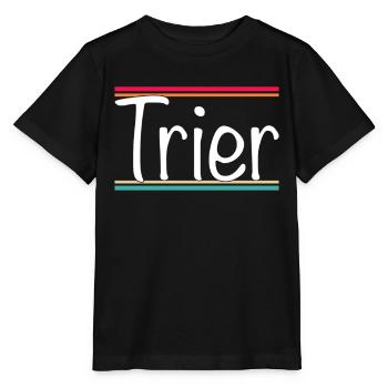 Trier - Stanley/Stella Kinder T-Shirt MINI CREATOR  - Schwarz - Vorne - Mikhail (115cm)