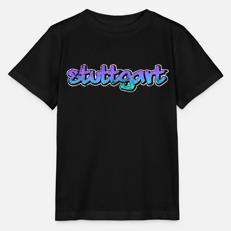 Stuttgart - Stanley/Stella Kinder T-Shirt MINI CREATOR  - Schwarz