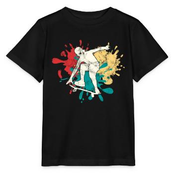 Skater - Stanley/Stella MINI CREATOR Kids’ T-Shirt - black - Front - Mikhail (115cm)