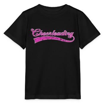 Cheerleading Schriftzug - Stanley/Stella Kinder T-Shirt MINI CREATOR  - Schwarz - Vorne - Mikhail (115cm)