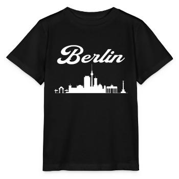 Horizon de la ville de Berlin - T-shirt bio MINI CREATOR Stanley/Stella Enfant - noir - Devant - Mikhail (115cm)