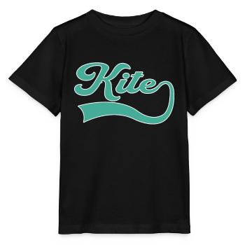 Kite Schriftzug - Stanley/Stella Kinder T-Shirt MINI CREATOR  - Schwarz - Vorne - Mikhail (115cm)