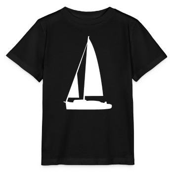 Sailing Boat Silhouette - Stanley/Stella MINI CREATOR Kids’ T-Shirt - black - Front - Mikhail (115cm)