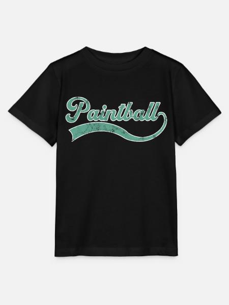 Paintball Schriftzug - Stanley/Stella Kinder T-Shirt MINI CREATOR - Schwarz
