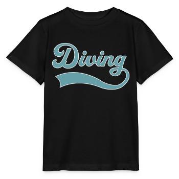 Tauchen Schriftzug - Stanley/Stella Kinder T-Shirt MINI CREATOR  - Schwarz - Vorne - Mikhail (115cm)