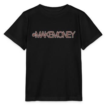 Citation de l’entrepreneur de l’argent - T-shirt bio MINI CREATOR Stanley/Stella Enfant - noir - Devant - Mikhail (115cm)