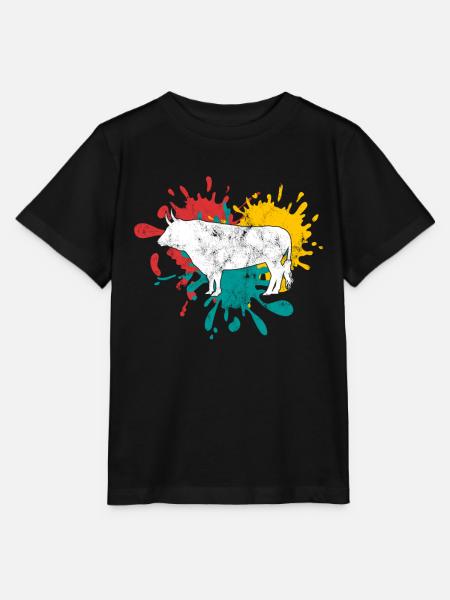 Stier - Stanley/Stella Kinder T-Shirt MINI CREATOR  - Schwarz