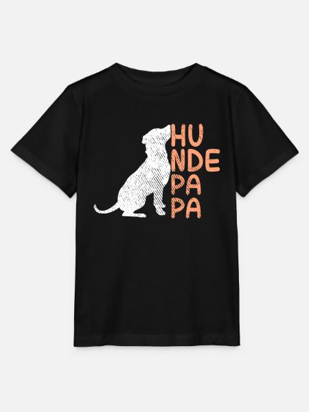 Hunde Papa - Stanley/Stella Kinder T-Shirt MINI CREATOR - Schwarz