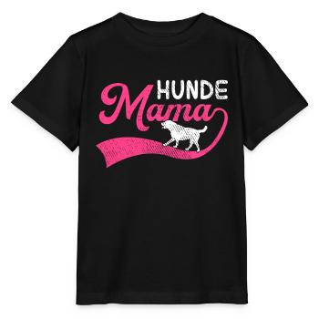 Chiens Maman - T-shirt bio MINI CREATOR Stanley/Stella Enfant - noir - Devant - Mikhail (115cm)