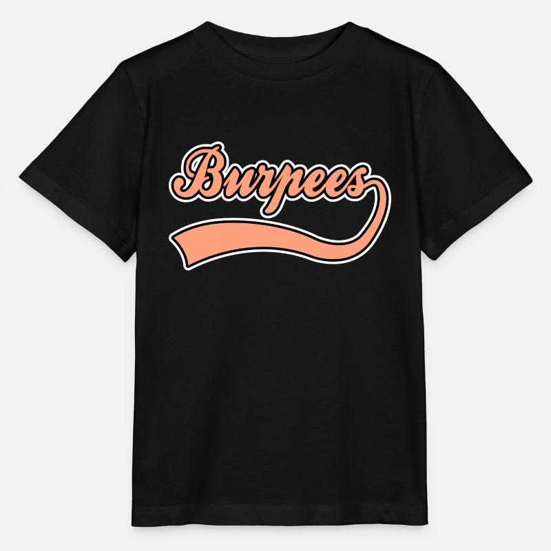 Burpees Schriftzug - Stanley/Stella Kinder T-Shirt MINI CREATOR - Schwarz