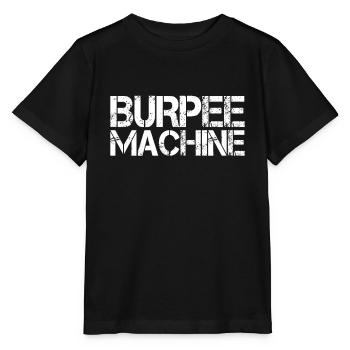 Burpee Machine - T-shirt bio MINI CREATOR Stanley/Stella Enfant - noir - Devant - Mikhail (115cm)