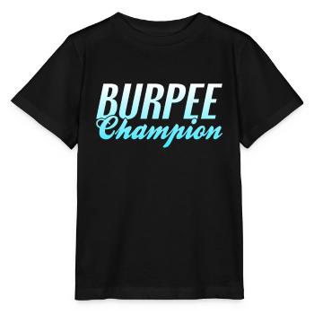 Burpee Champion - Stanley/Stella Kinder T-Shirt MINI CREATOR  - Schwarz - Vorne - Mikhail (115cm)