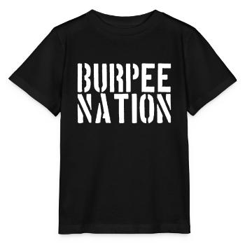 Burpees Nation - Stanley/Stella MINI CREATOR Kids’ T-Shirt - black - Front - Mikhail (115cm)