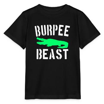 Burpee Beast - Stanley/Stella Kinder T-Shirt MINI CREATOR  - Schwarz - Vorne - Mikhail (115cm)