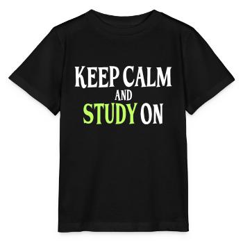 Studieren Spruch - Stanley/Stella Kinder T-Shirt MINI CREATOR  - Schwarz - Vorne - Mikhail (115cm)