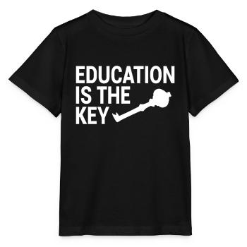 Éducation Dicton clé - T-shirt bio MINI CREATOR Stanley/Stella Enfant - noir - Devant - Mikhail (115cm)