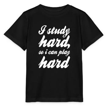 Studieren Spruch - Stanley/Stella Kinder T-Shirt MINI CREATOR  - Schwarz - Vorne - Mikhail (115cm)