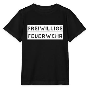 Freiwillige Feuerwehr - Stanley/Stella Kinder T-Shirt MINI CREATOR  - Schwarz - Vorne - Mikhail (115cm)