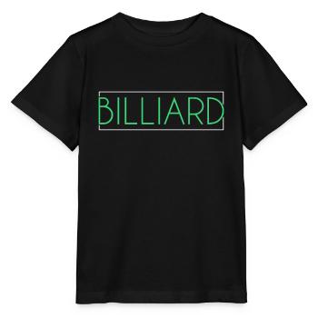 Billiard Schriftzug - Stanley/Stella Kinder T-Shirt MINI CREATOR  - Schwarz - Vorne - Mikhail (115cm)