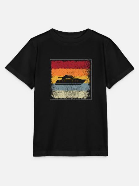 Schiff Retro - Stanley/Stella Kinder T-Shirt MINI CREATOR - Schwarz