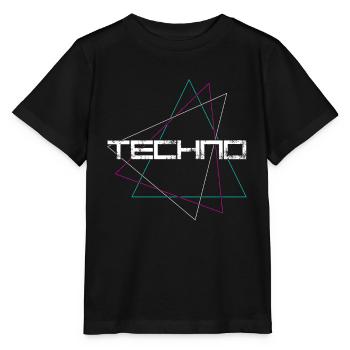 Techno - T-shirt bio MINI CREATOR Stanley/Stella Enfant - noir - Devant - Mikhail (115cm)