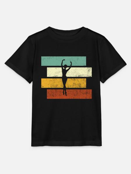 Tanzen Retro - Stanley/Stella Kinder T-Shirt MINI CREATOR - Schwarz