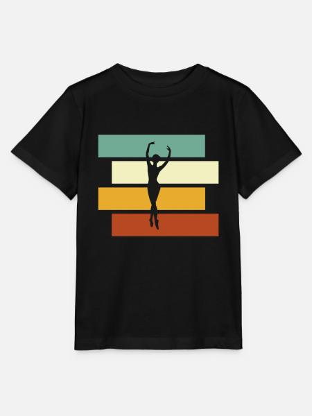 Tanzen Retro - Stanley/Stella Kinder T-Shirt MINI CREATOR - Schwarz